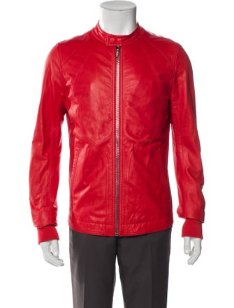 Rick Owens Lamb Leather Moto Jacket