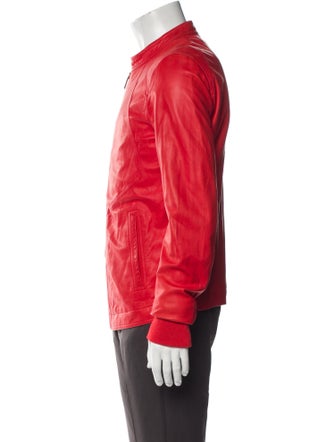Rick Owens Lamb Leather Moto Jacket