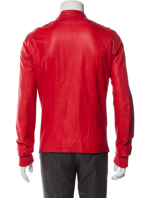 Rick Owens Lamb Leather Moto Jacket