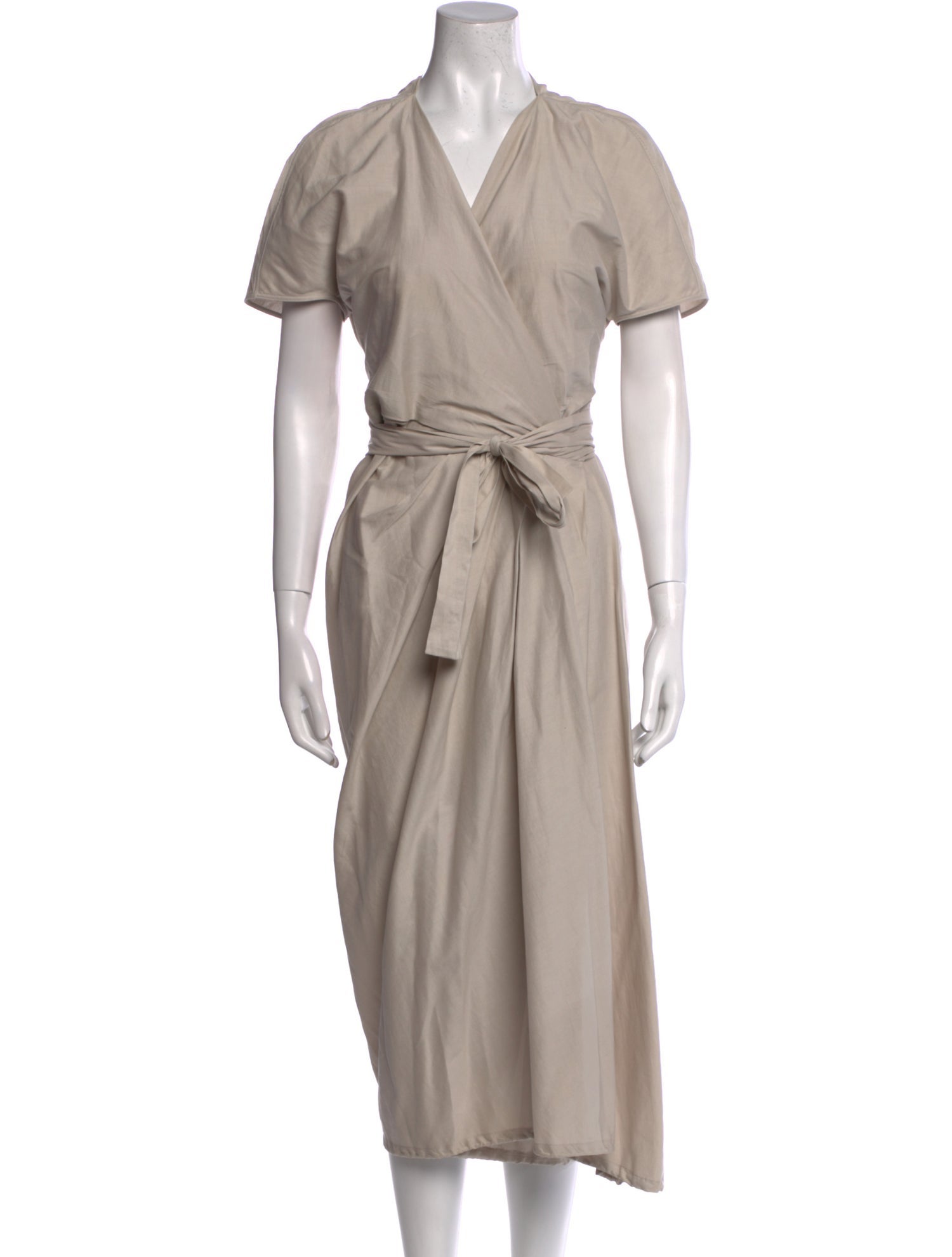 Rick Owens V-Neck Midi Length Dress