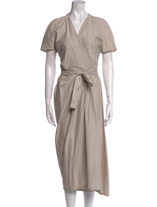 Rick Owens V-Neck Midi Length Dress