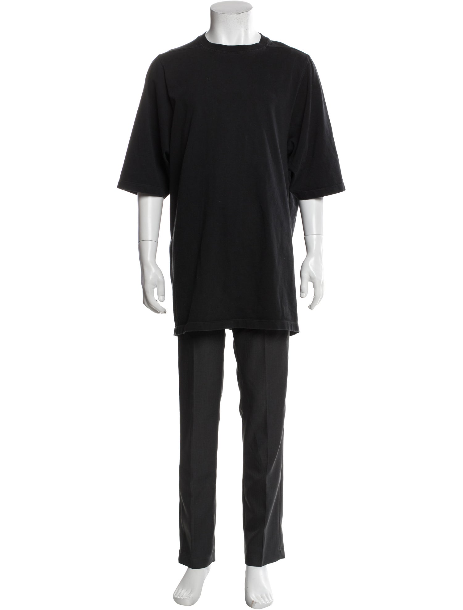 Rick Owens Crew Neck Short Sleeve T-Shirt