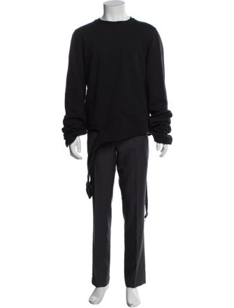 Rick Owens Drkshdw Mock Neck Long Sleeve Pullover
