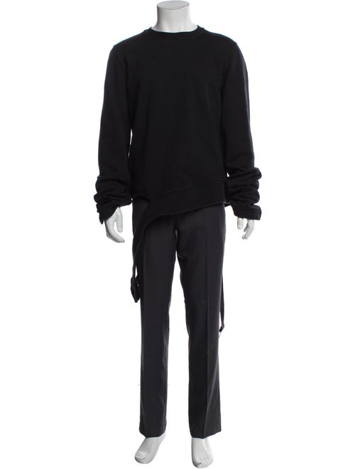Rick Owens Drkshdw Mock Neck Long Sleeve Pullover