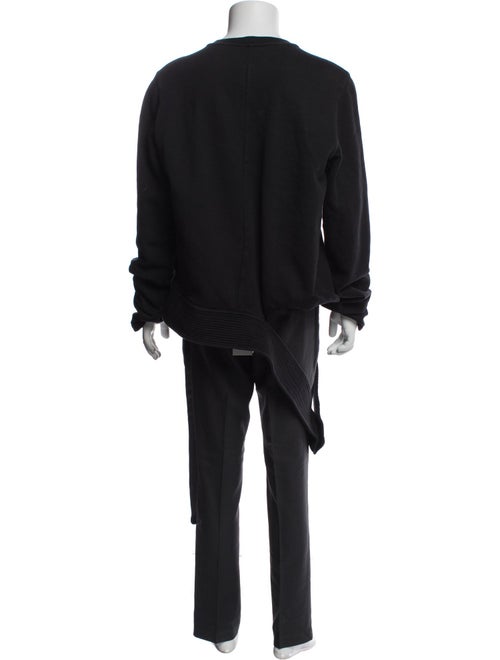 Rick Owens Drkshdw Mock Neck Long Sleeve Pullover