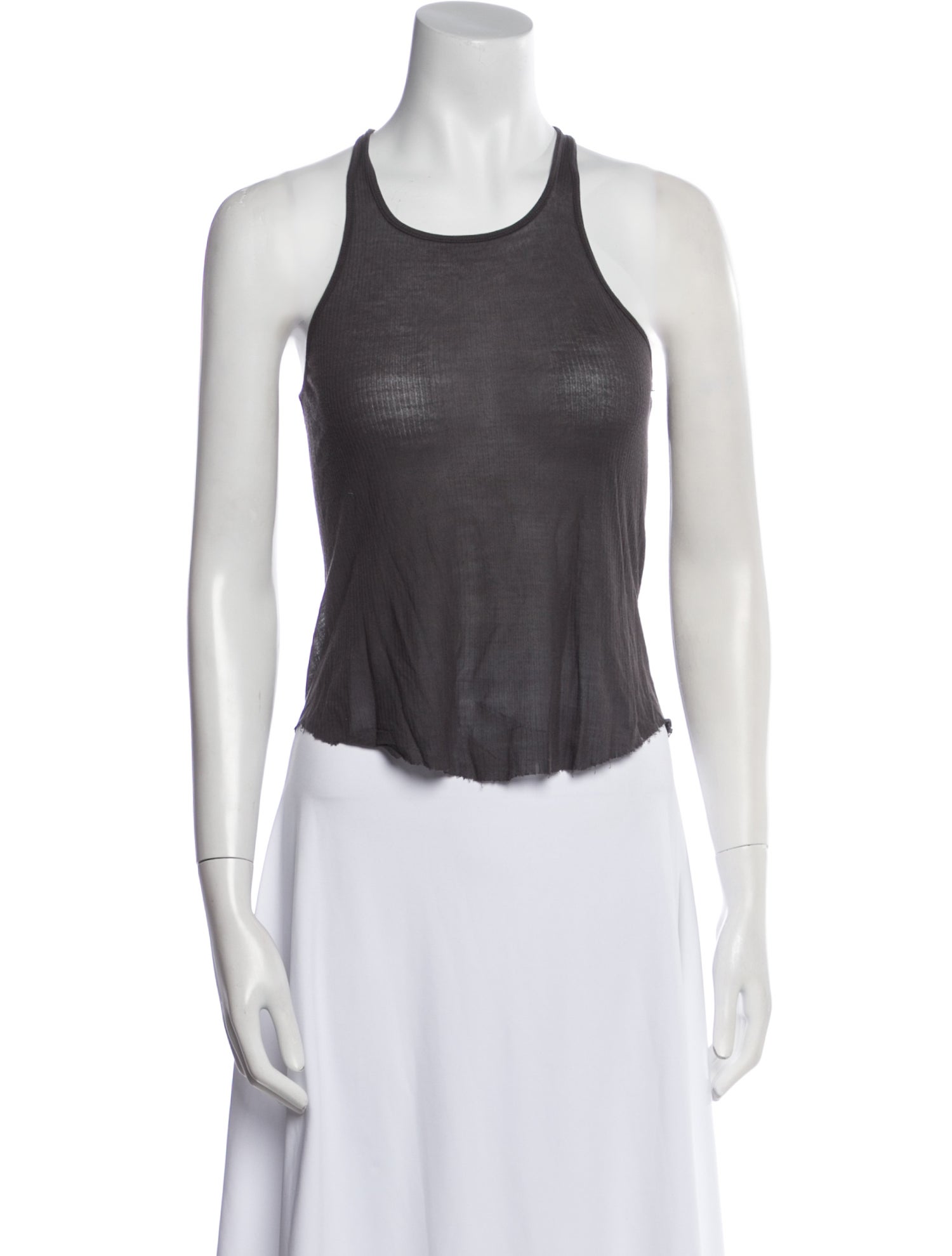 Rick Owens Scoop Neck Sleeveless Top