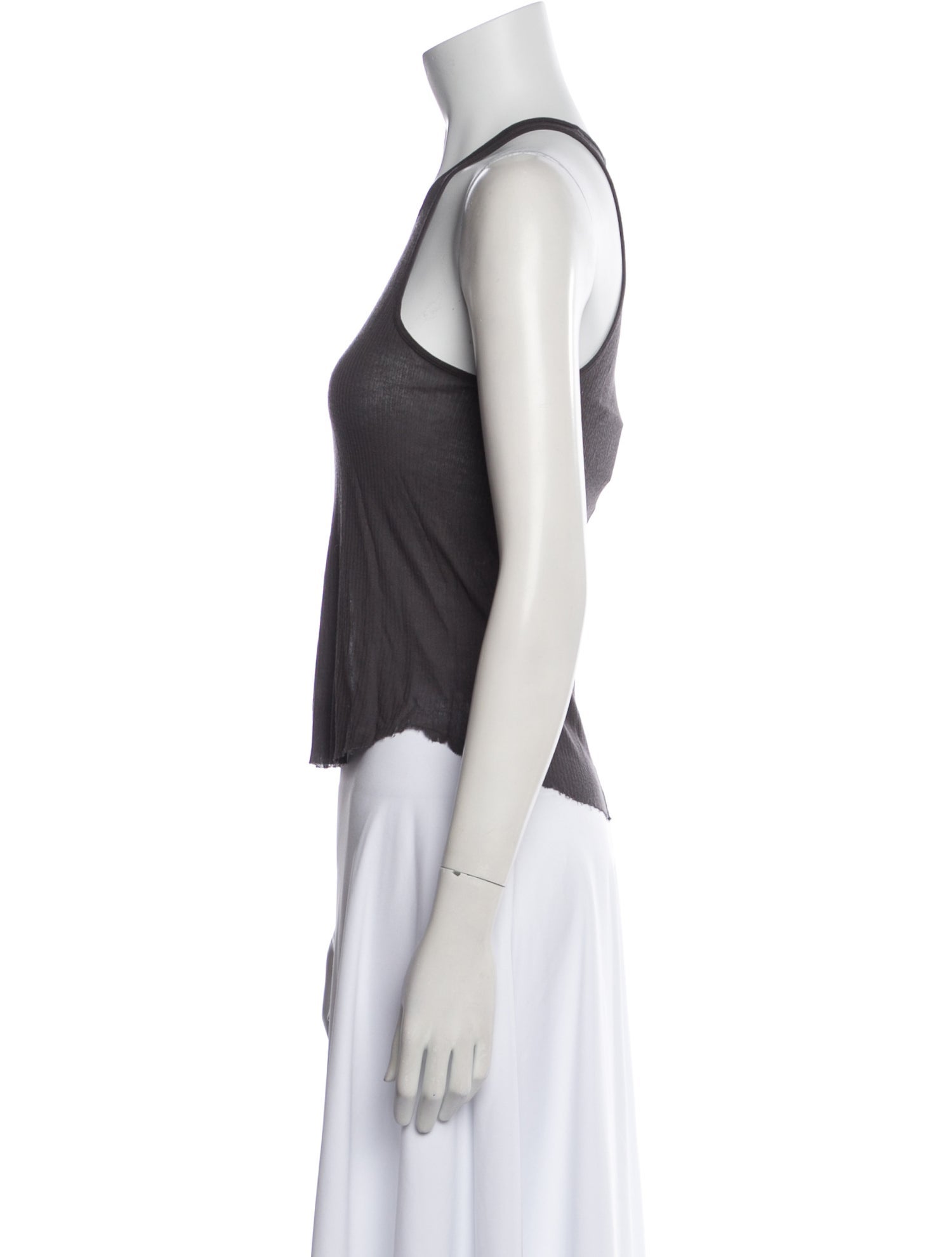 Rick Owens Scoop Neck Sleeveless Top