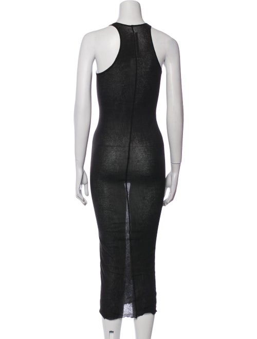 Rick Owens Square Neckline Long Dress