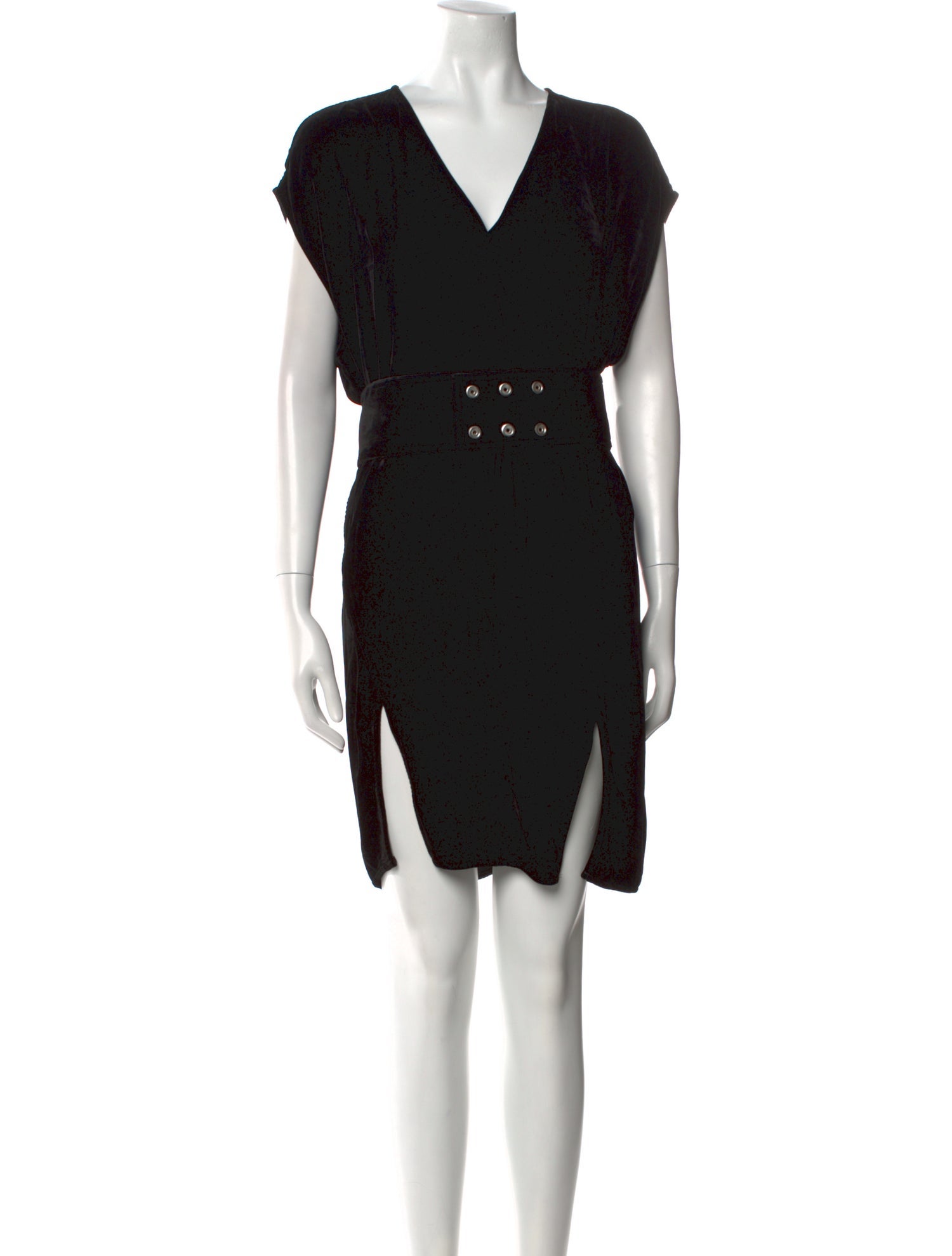 Rick Owens V-Neck Mini Dress