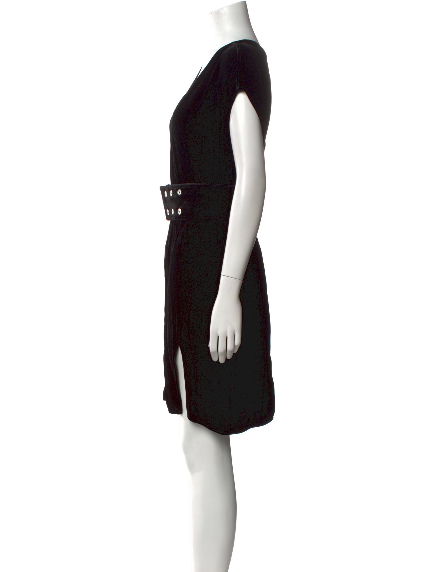 Rick Owens V-Neck Mini Dress
