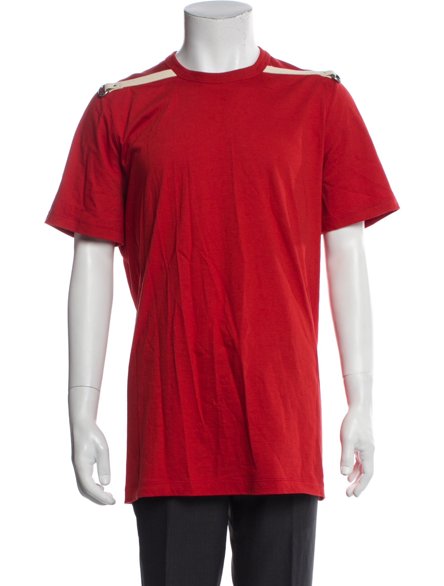 Rick Owens Striped Crew Neck T-Shirt