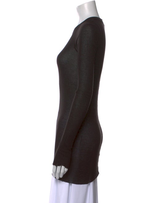 Rick Owens Crew Neck Long Sleeve T-Shirt