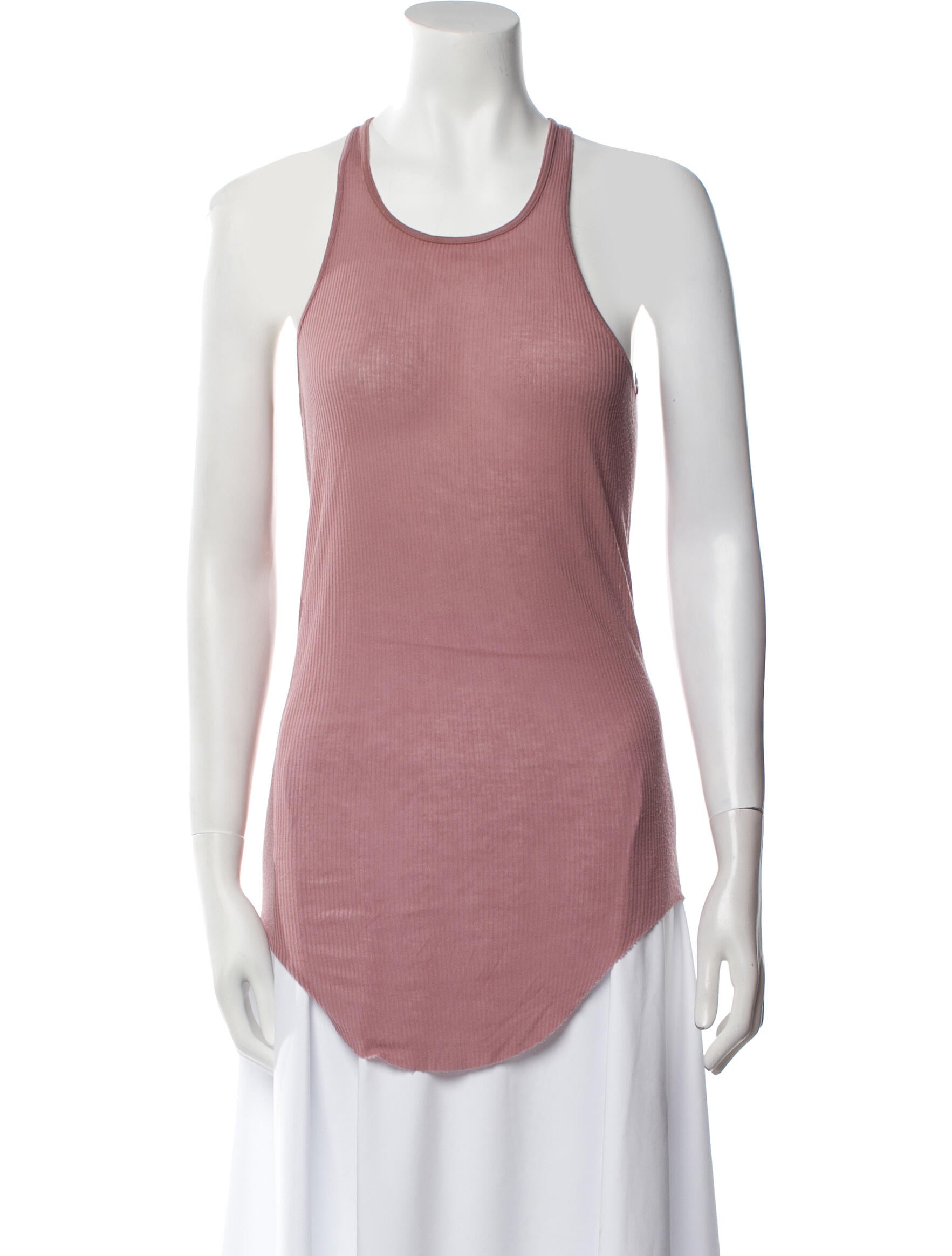 Rick Owens 2024 'Lido' Basic Rib Tank Top