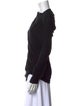 Rick Owens Bateau Neckline Long Sleeve Top