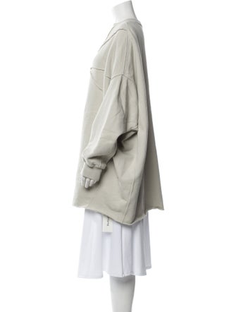 Rick Owens Crew Neck Long Sleeve Tunic