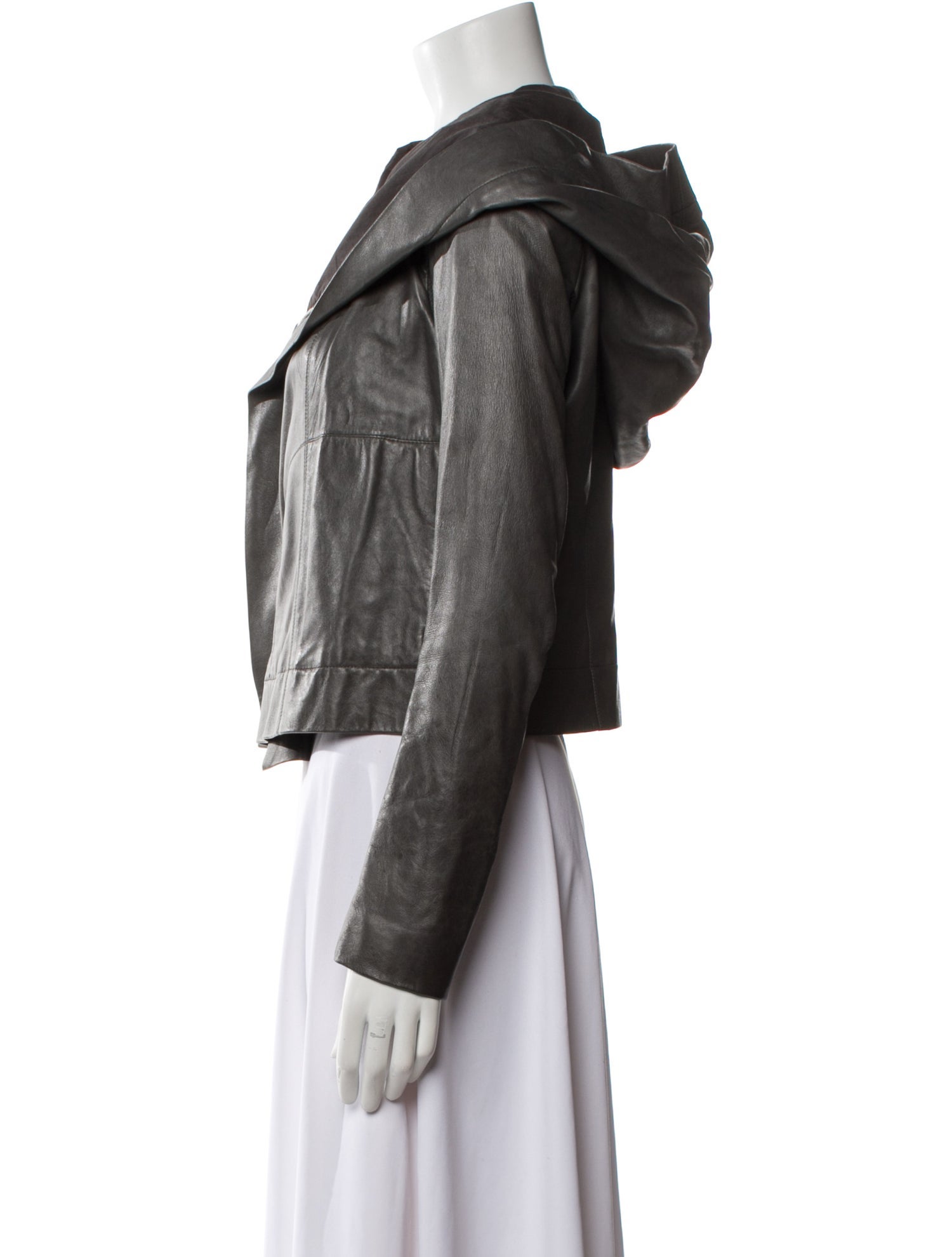 Rick Owens Leather Biker Jacket