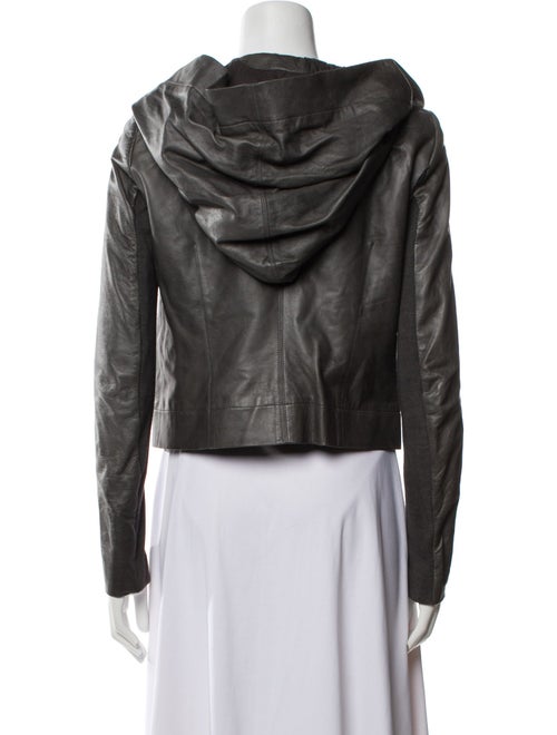 Rick Owens Leather Biker Jacket