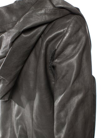 Rick Owens Leather Biker Jacket