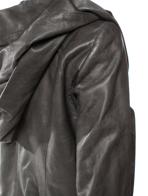 Rick Owens Leather Biker Jacket