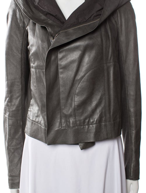Rick Owens Leather Biker Jacket