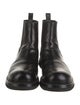 Rick Owens Leather Chelsea Boots