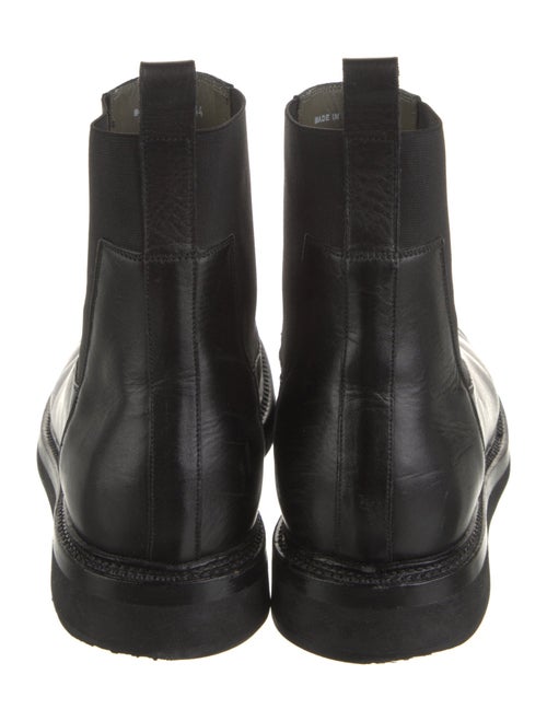 Rick Owens Leather Chelsea Boots