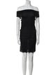 Rick Owens Off-The-Shoulder Mini Dress