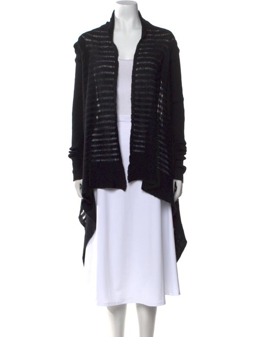 Rick Owens Striped Open Front Sweater
