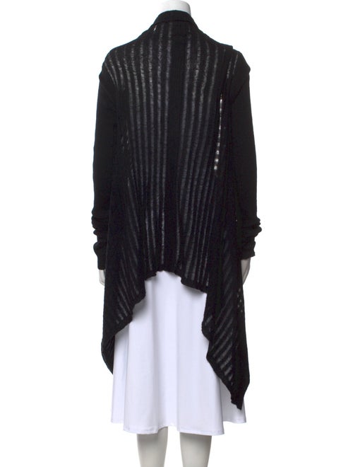 Rick Owens Striped Open Front Sweater