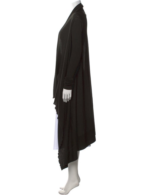Rick Owens Virgin Wool Open Front Sweater