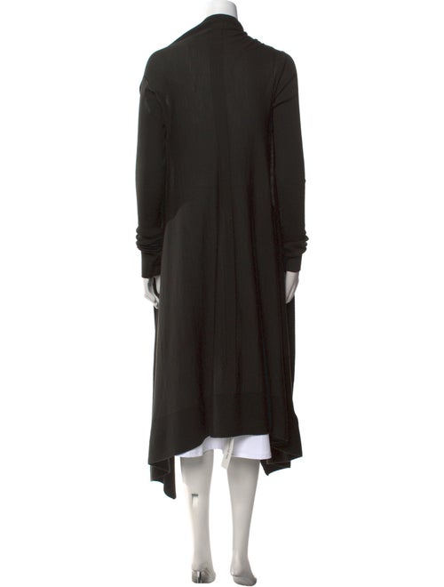 Rick Owens Virgin Wool Open Front Sweater