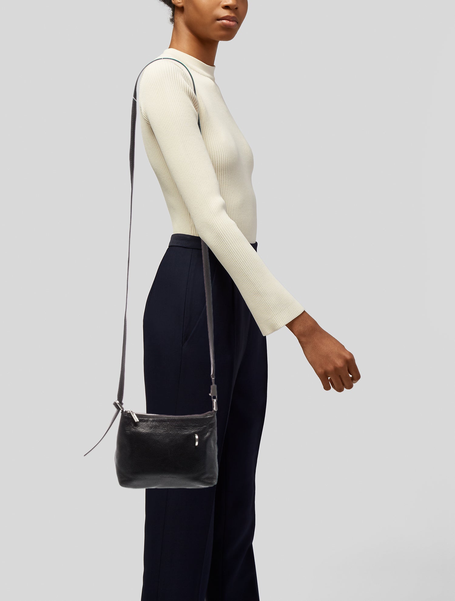 Rick Owens Leather Crossbody Bag