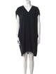 Rick Owens V-Neck Mini Dress