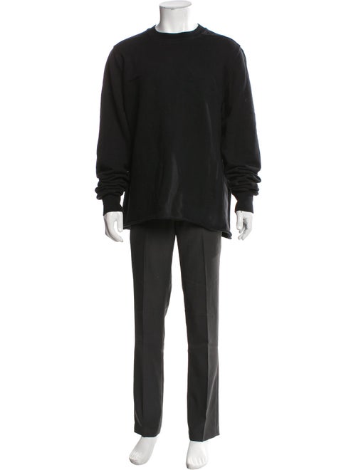 Rick Owens Crew Neck Long Sleeve Sweatshirt