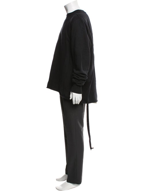 Rick Owens Crew Neck Long Sleeve Sweatshirt