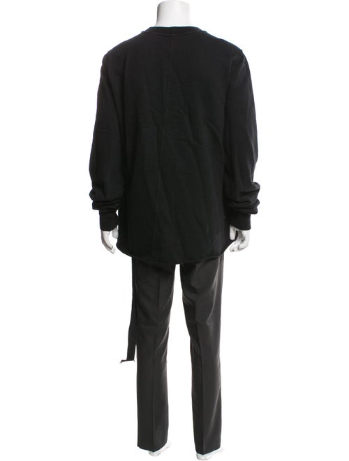 Rick Owens Crew Neck Long Sleeve Sweatshirt