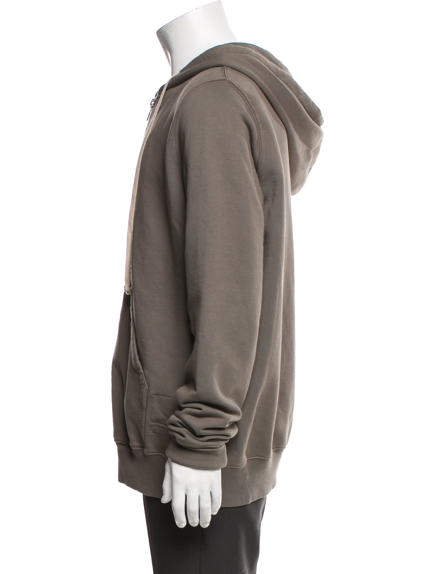 Rick Owens Crew Neck Long Sleeve Hoodie