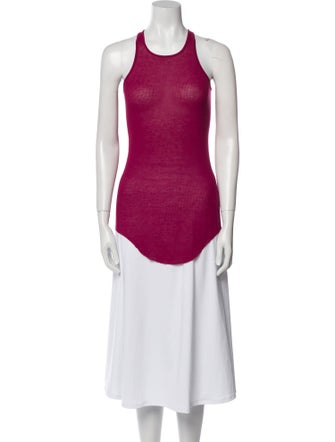 Rick Owens Scoop Neck Sleeveless Top