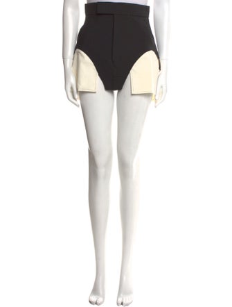 Rick Owens Wool Mini Shorts