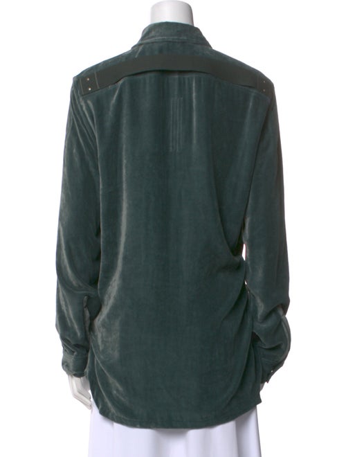 Rick Owens Long Sleeve Button-Up Top