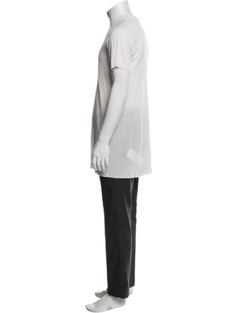Rick Owens Scoop Neck Short Sleeve T-Shirt