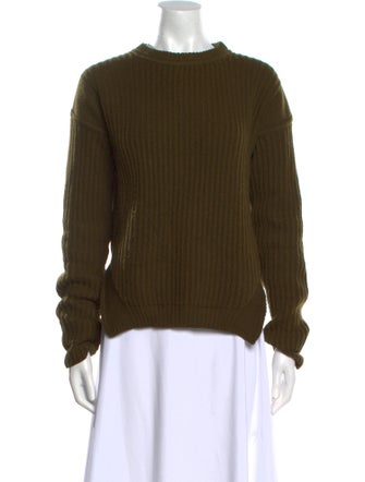 Rick Owens Virgin Wool Crew Neck Sweater
