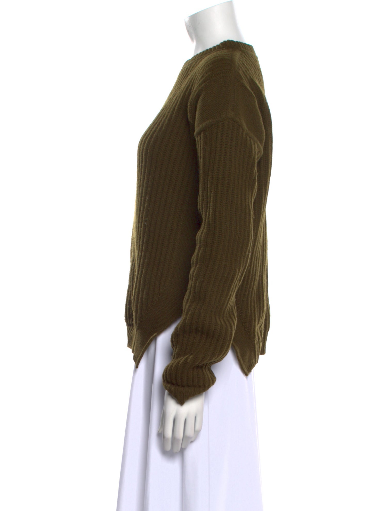 Rick Owens Virgin Wool Crew Neck Sweater