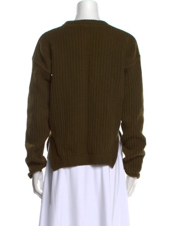 Rick Owens Virgin Wool Crew Neck Sweater