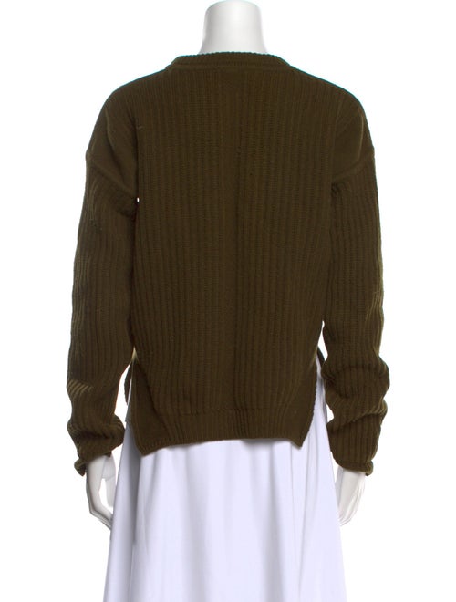 Rick Owens Virgin Wool Crew Neck Sweater