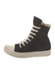 Rick Owens Canvas Wedge Sneakers