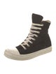 Rick Owens Canvas Wedge Sneakers