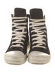 Rick Owens Canvas Wedge Sneakers