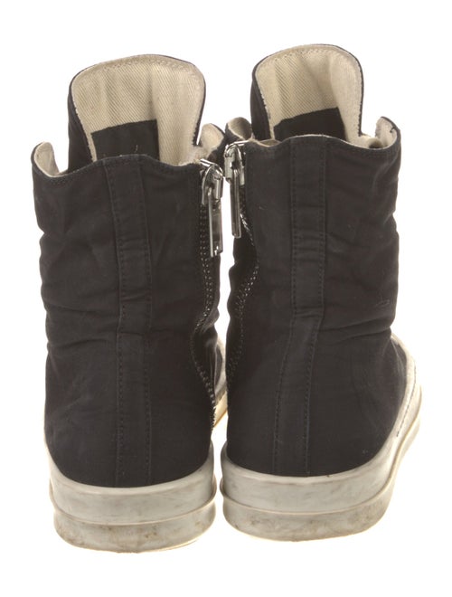 Rick Owens Canvas Wedge Sneakers