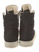 Rick Owens Canvas Wedge Sneakers